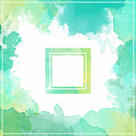 小清新水墨幾何背景