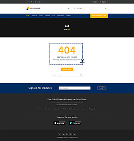 企业电子科技商务404错误界面
