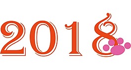 手繪2018春節元素