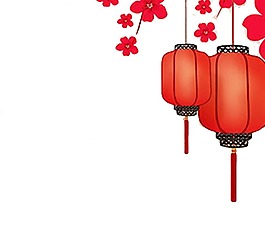 手繪燈籠春節(jié)元素