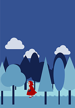 商務(wù)宣傳畫冊(cè)卡通人物矢量背景