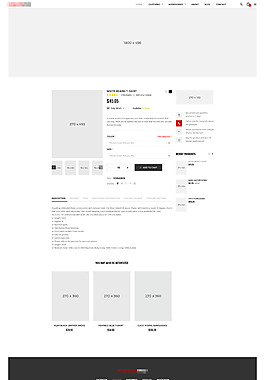 简洁精美的企业商城商店网站模板之产品详情