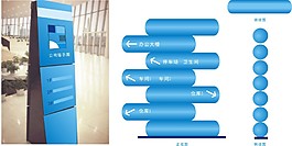公司工廠立式樓層標(biāo)識(shí)牌導(dǎo)視系統(tǒng)CDR矢量
