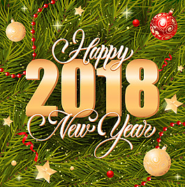 創意2018年節日背景