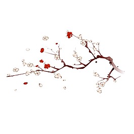 創(chuàng)意中國(guó)風(fēng)紅梅png元素