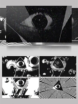 藝術(shù)宇宙之眼高清視頻素材