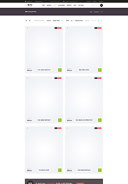 企業(yè)時裝服裝商城購物網(wǎng)站之產(chǎn)品展示