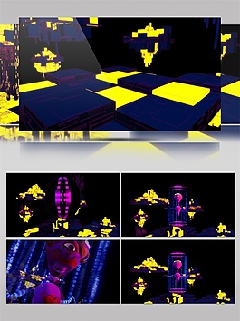 高光登場(chǎng)隧道高清視頻素材