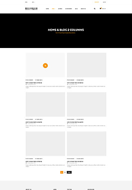企業(yè)電商商城購物網(wǎng)站模板之博客展示