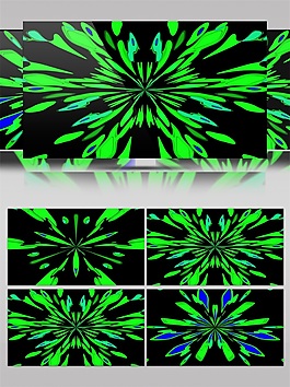 樹葉綠光高清視頻素材