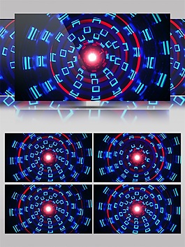 蓝色星空银河系视频素材