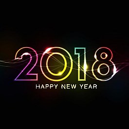 2018年藝術(shù)字矢量元素