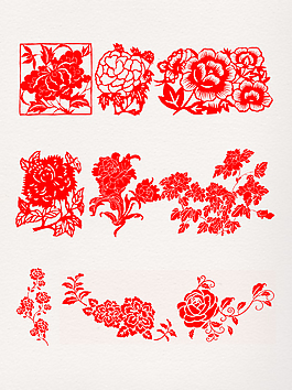 剪纸花卉19