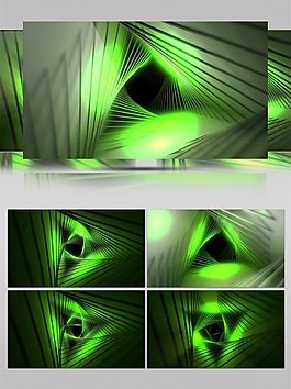 淡綠色三角光束視頻素材