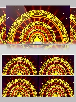 金色大轉(zhuǎn)盤視頻素材