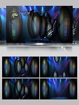动感梦幻蓝光视频素材
