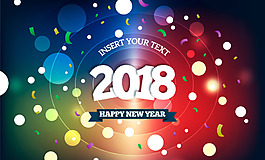 彩色2018电商淘宝banner背景