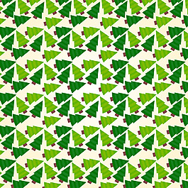 矢量圣誕樹圖案