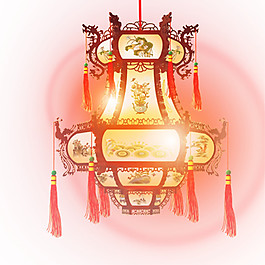 春節(jié)喜慶華貴燈籠節(jié)日元素