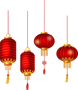 中式喜慶紅色燈籠節(jié)日元素