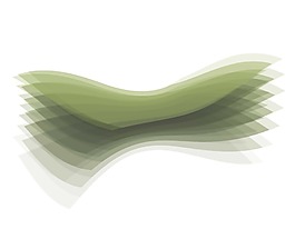 绿色飘舞毯子png元素