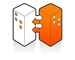 卡通創(chuàng)意建筑樓png元素