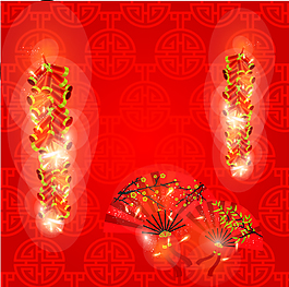 紅色中國風(fēng)喜慶過年海報背景