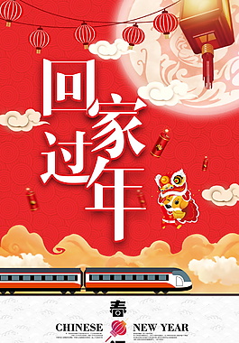 2018春運平安回家海報設計