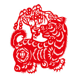 2018創(chuàng)意狗年剪紙素材
