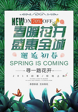 春季促销活动海报设计