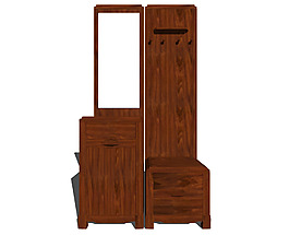 家居臥室梳妝臺(tái)su模型綜合效果圖