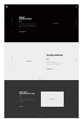 精美大氣的時尚服裝商城購物網(wǎng)站首頁模板