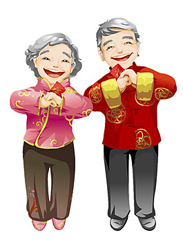 喜慶春節(jié)拜年元素