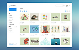 Dropbox界面设计