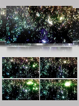 璀璨星空視頻素材