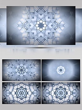 冰雪之花光束高清視頻素材