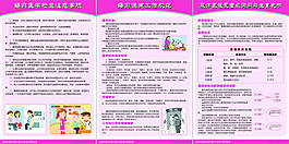 婚前检查展板