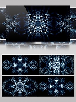 雪白光束花蕊高清视频素材