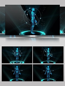 燈光光人高清視頻素材