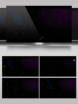 星際光束星球高清視頻素材