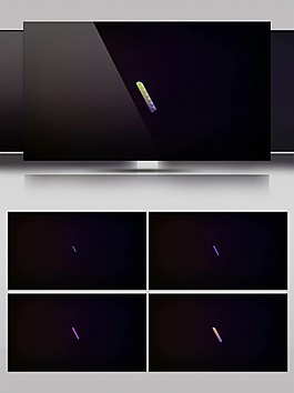 简约浪漫好看的灯光晚会动感视频素材