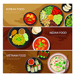 中國餐飲傳統(tǒng)美食優(yōu)惠券矢量背景