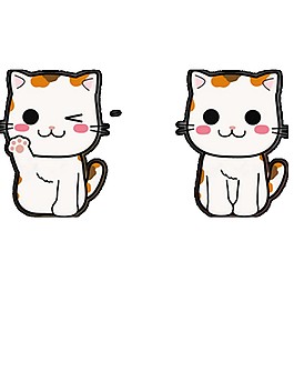 卡通招財貓素材