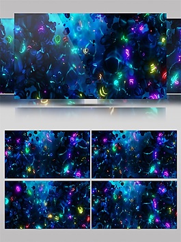 藍光海洋宇宙高清視頻素材