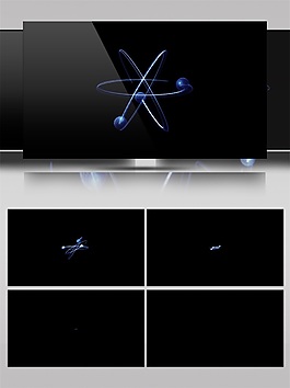 藍光星際宇宙高清視頻素材
