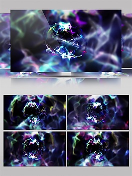夢(mèng)幻星際云霄高清視頻素材