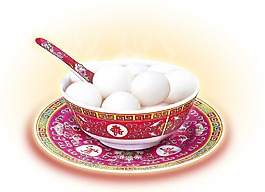 元宵節(jié)湯圓png元素