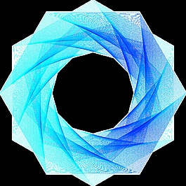 科技現(xiàn)代感漸變幾何光圈透明裝飾素材