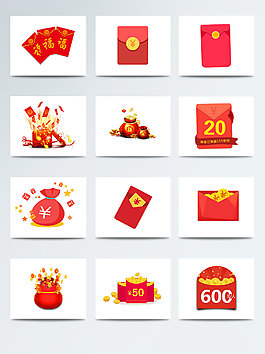 喜慶紅包素材