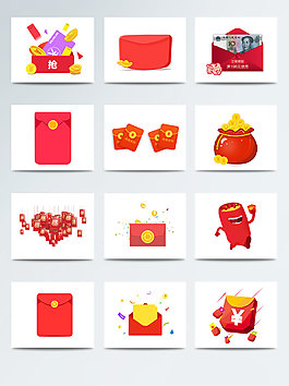 喜慶紅包素材